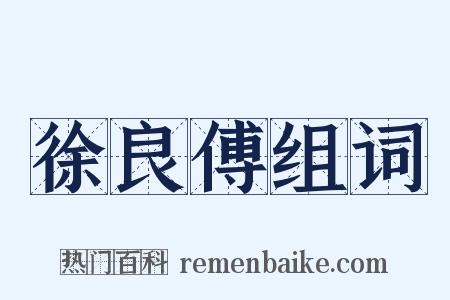 徐良傅组词是什么意思的图片